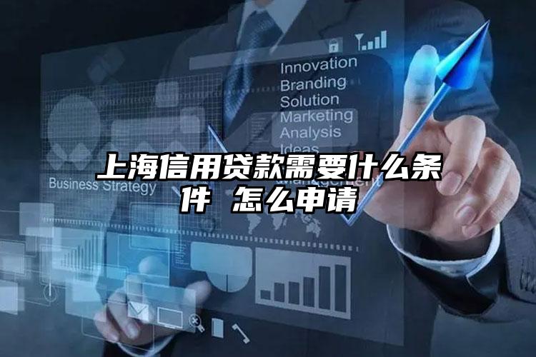 上海信用贷款需要什么条件 怎么申请